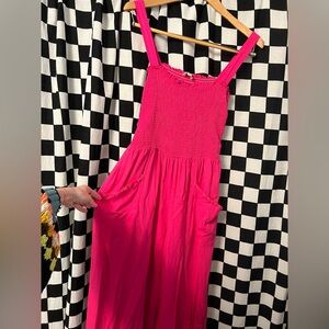 Umgee Womens Pink Jumpsuit